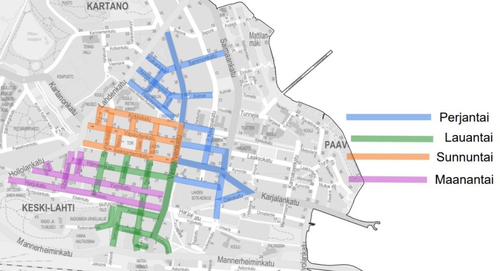Lahti aloittaa "Hiekkamyrskyn" keskustassa pääsiäisen jälkeen