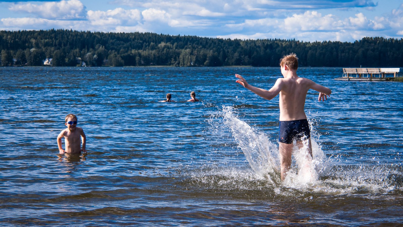 Lahden uimarannat lämpimät ja puhtaat