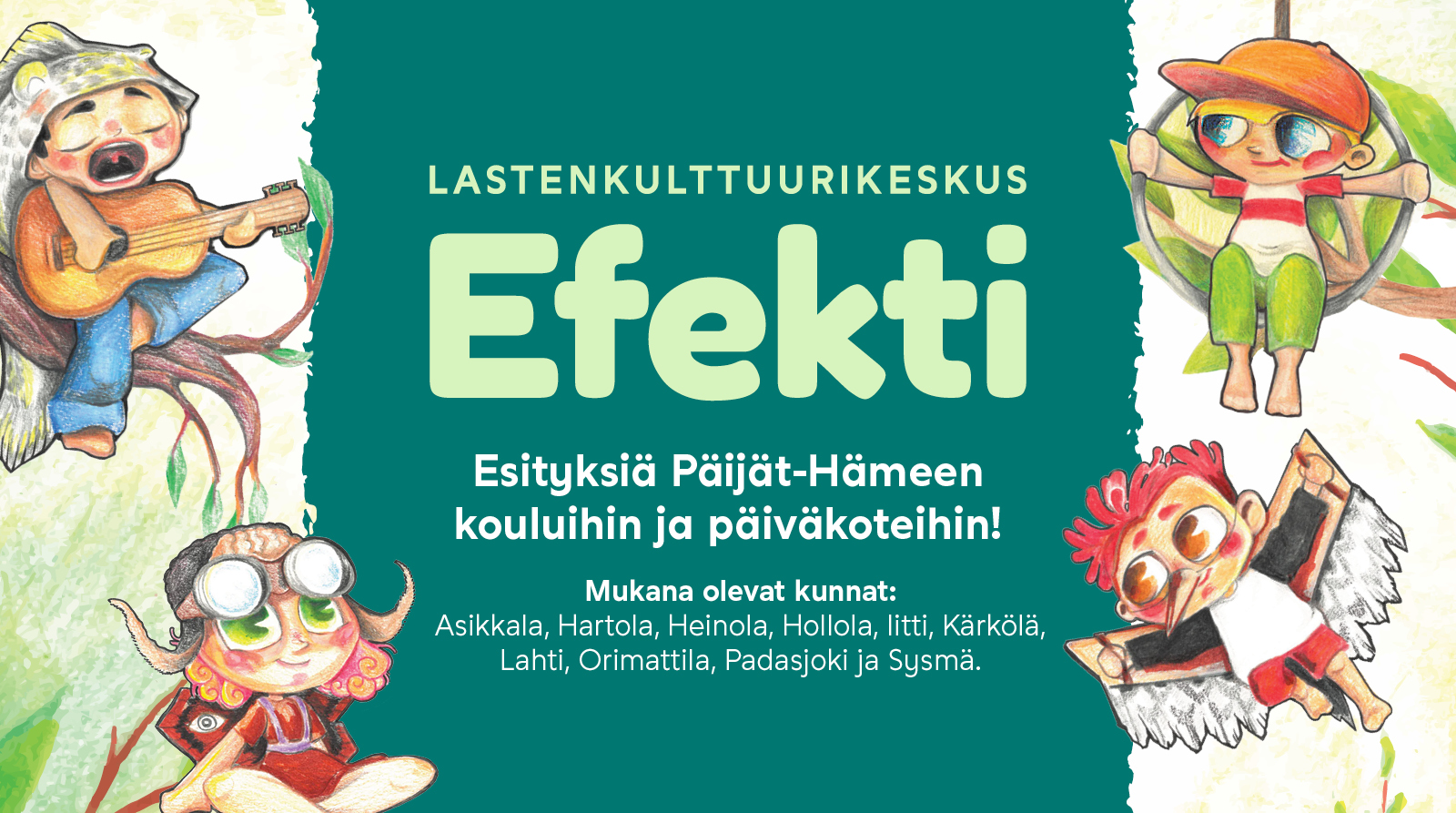 Lastenkulttuurikeskus Efekti juhlii 20-vuotista historiaansa