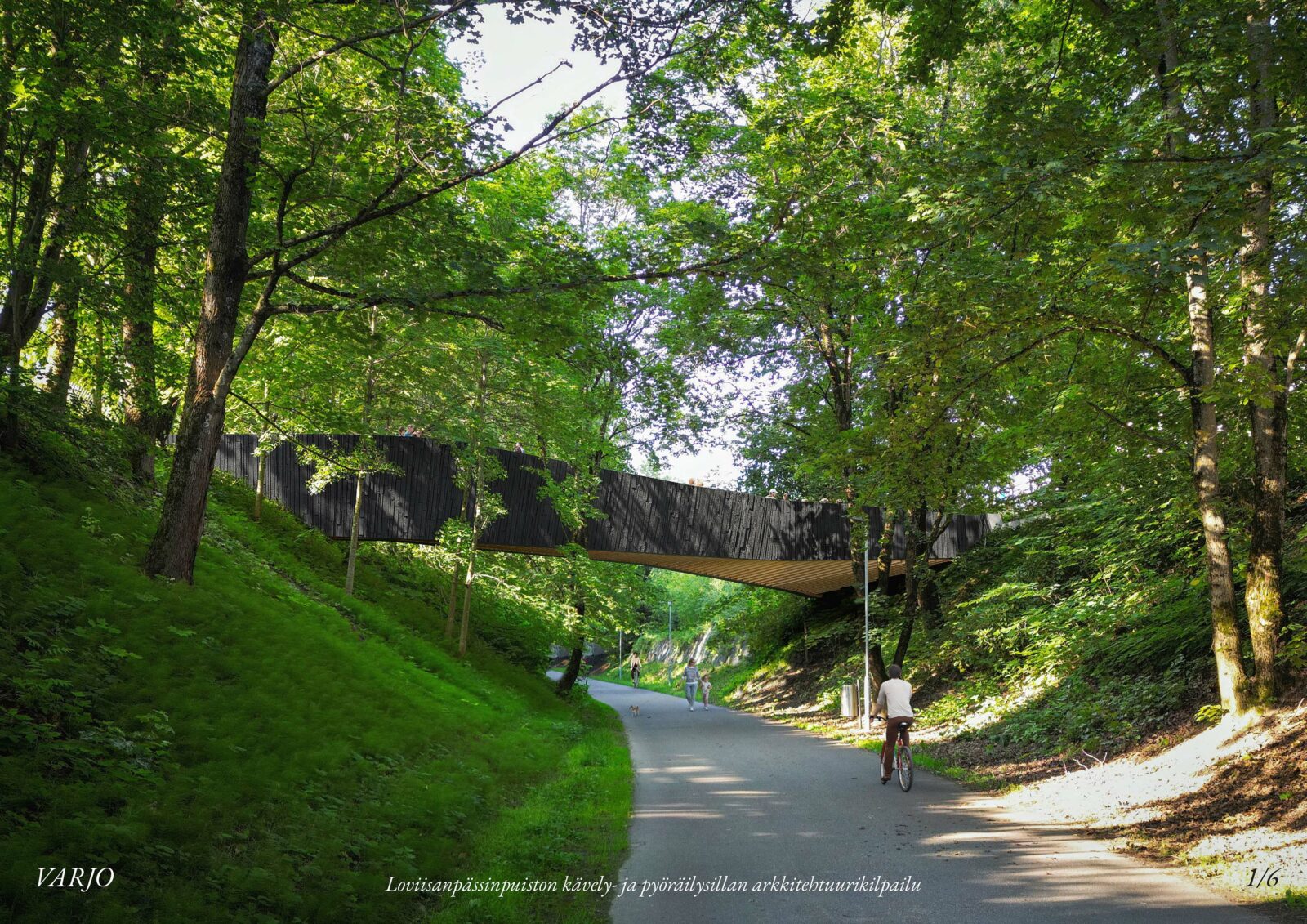 LUO Arkkitehtien "Varjo" voitti Loviisanpässin sillan suunnittelukilpailun