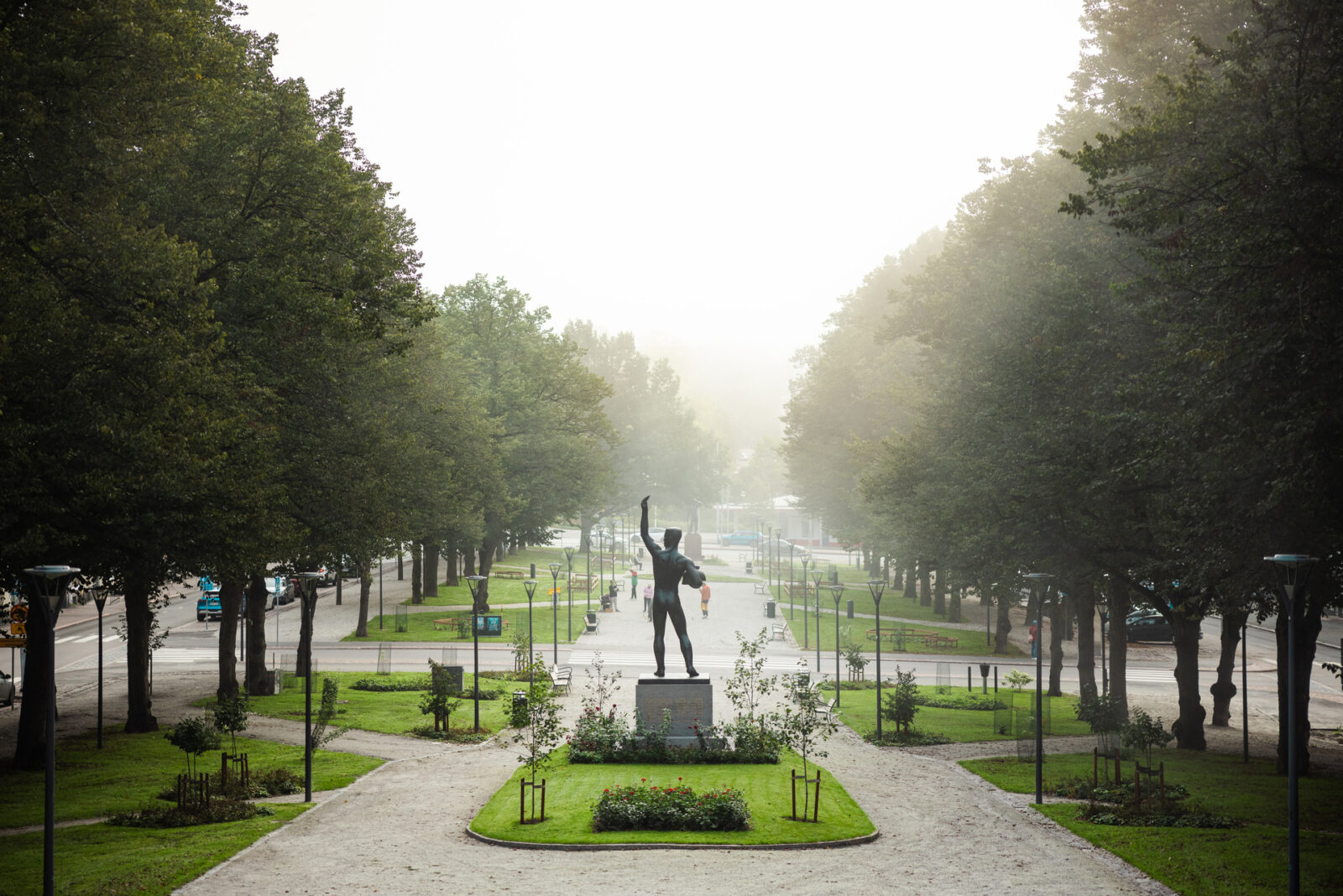 Kaupungintalonpuisto Lahdessa kilpailee Vuoden Ympäristörakenne -palkinnosta