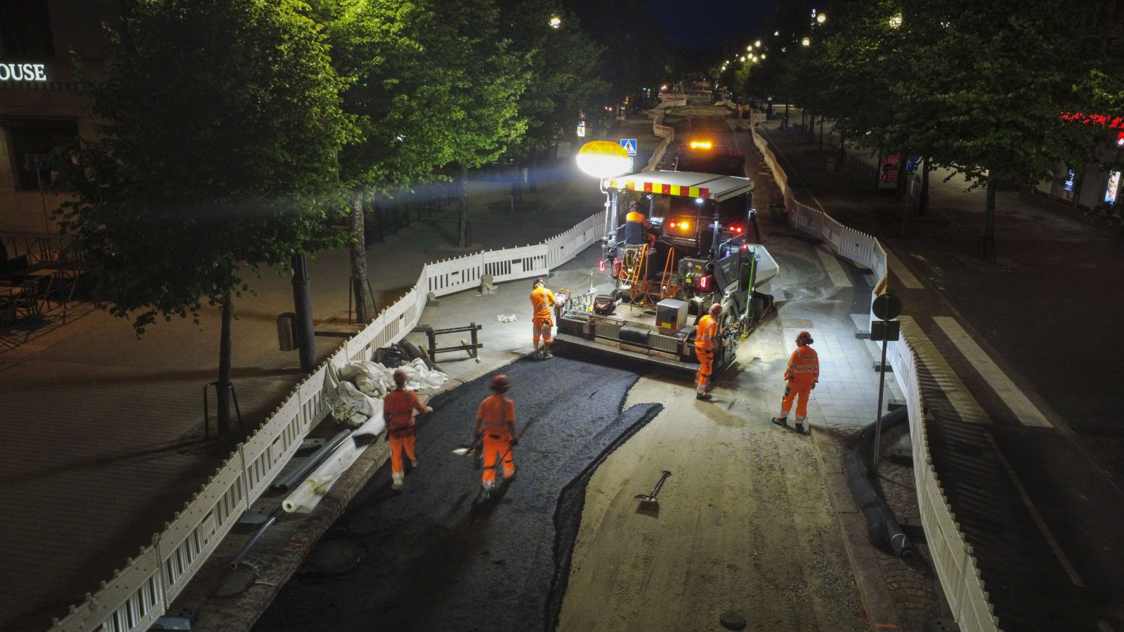 Lahti kokeilee uutta kestävää asfalttia Aleksanterinkadulla