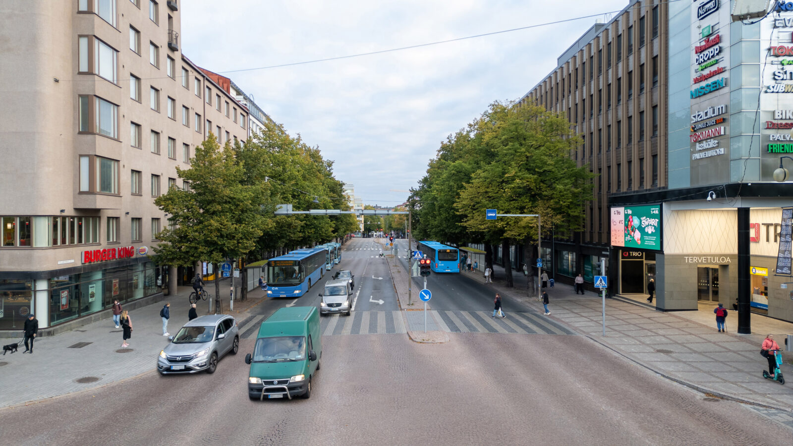 Lahti suunnittelee keskustan pysäkkikokeilua