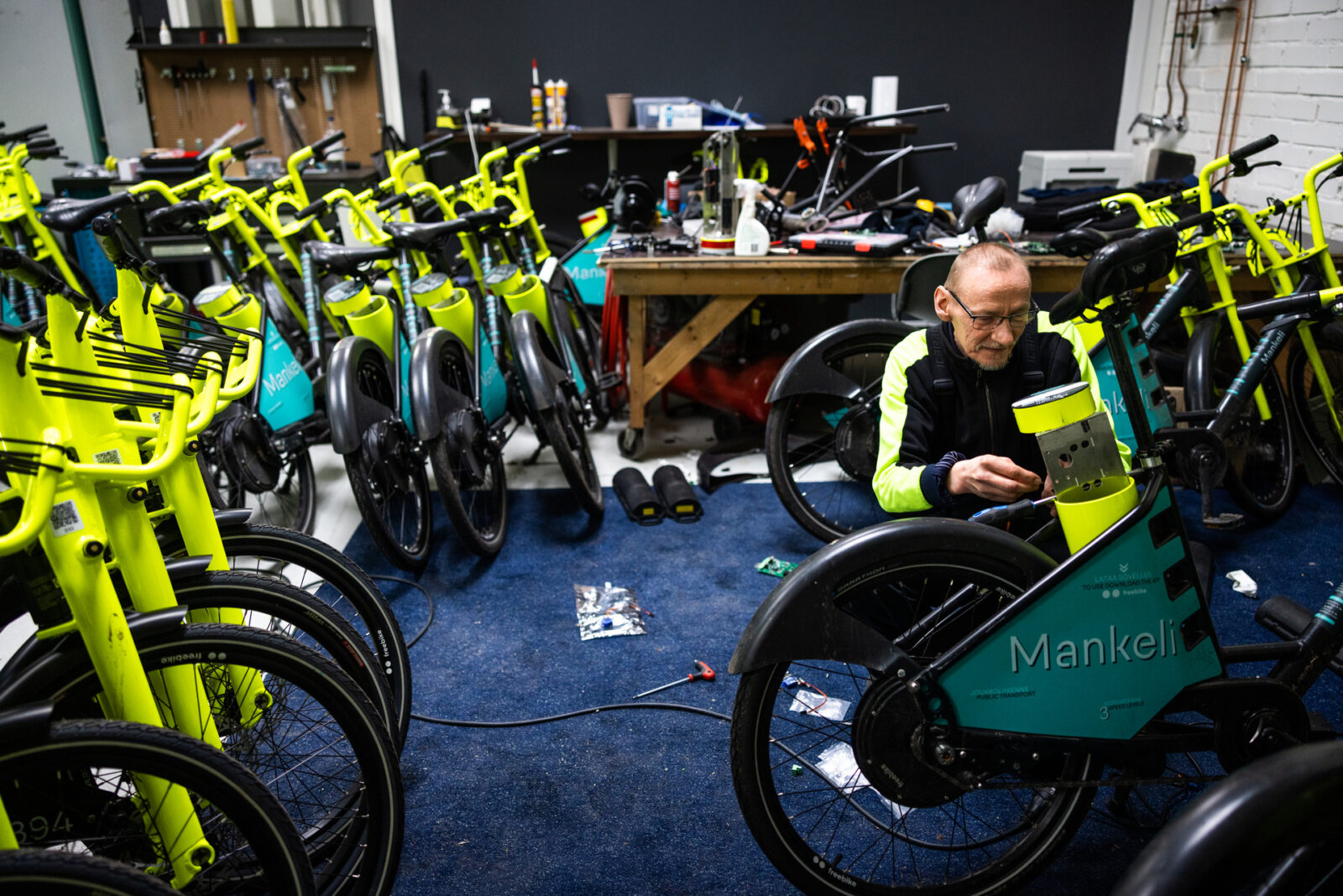 Mankeli-pyörien ilkivallatapauksia Lahdessa