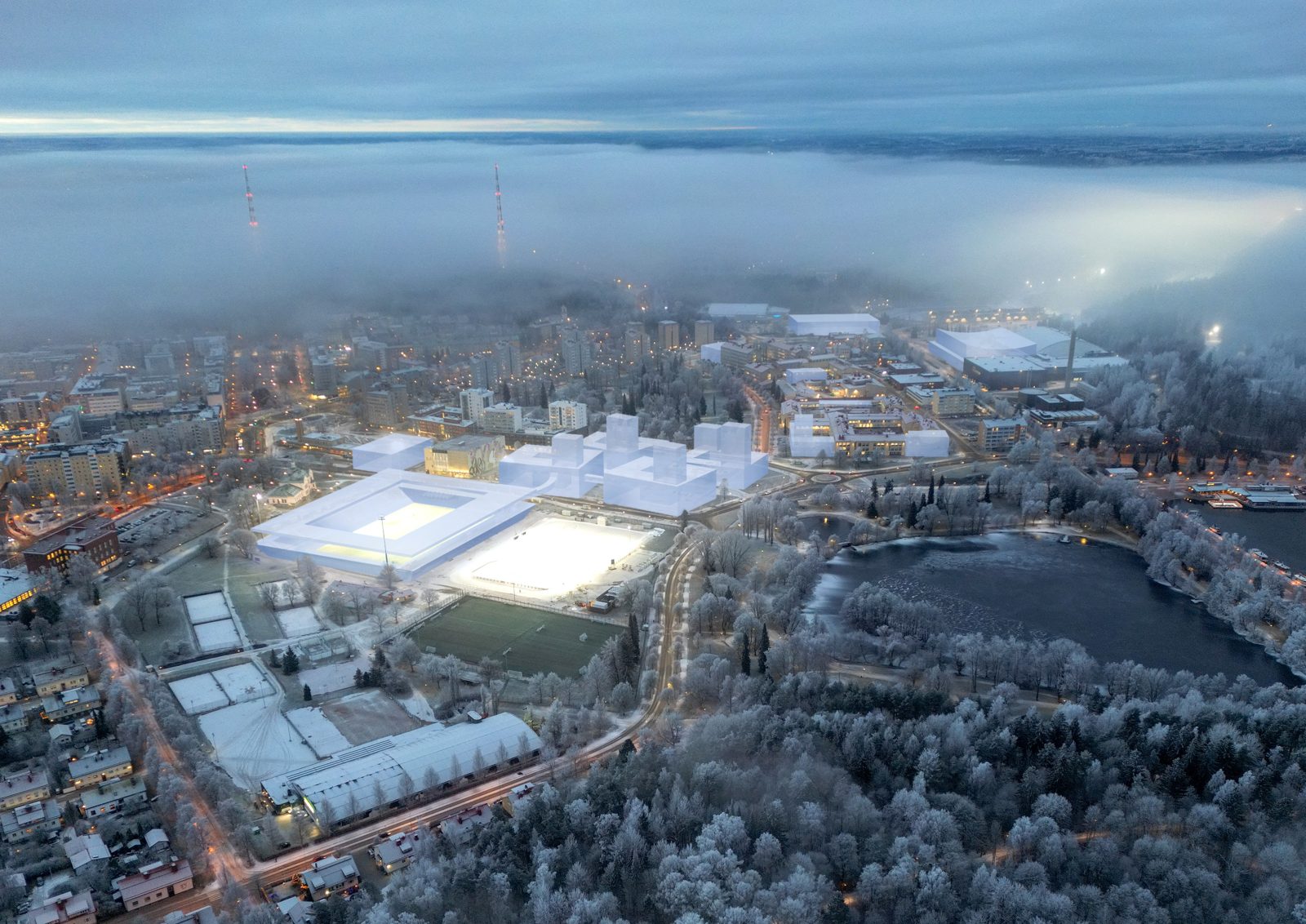 Lahti esittelee Ranta-Kartanon ja Urheilukeskuksen kehitystä asukastilaisuudessa