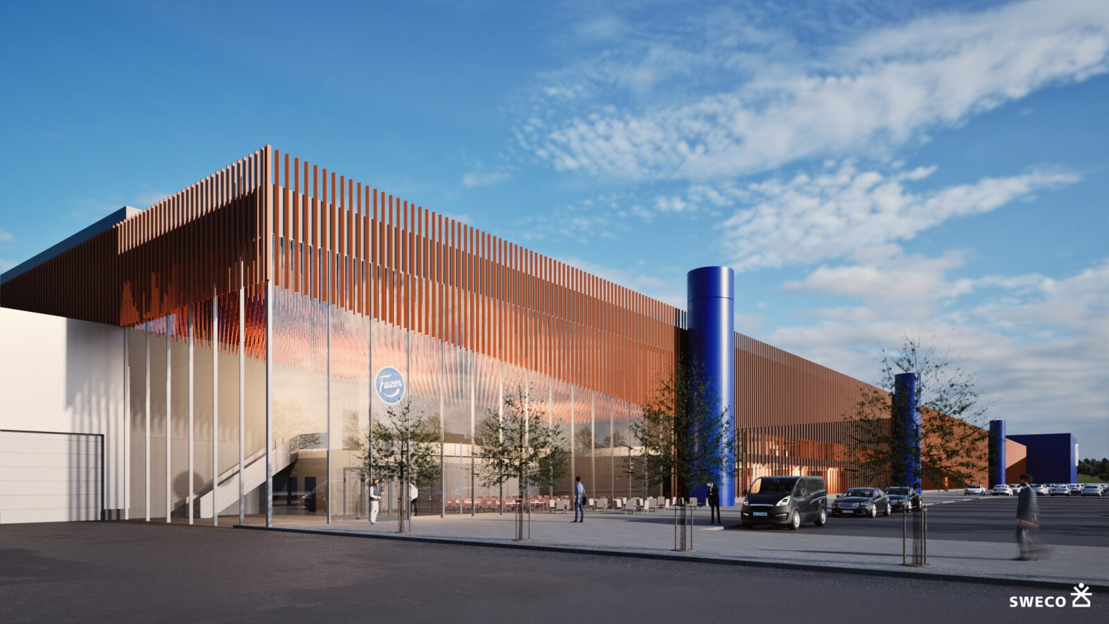 Fazer rakentaa Lahteen uuden tehtaan, Luhta suunnittelee hotellia