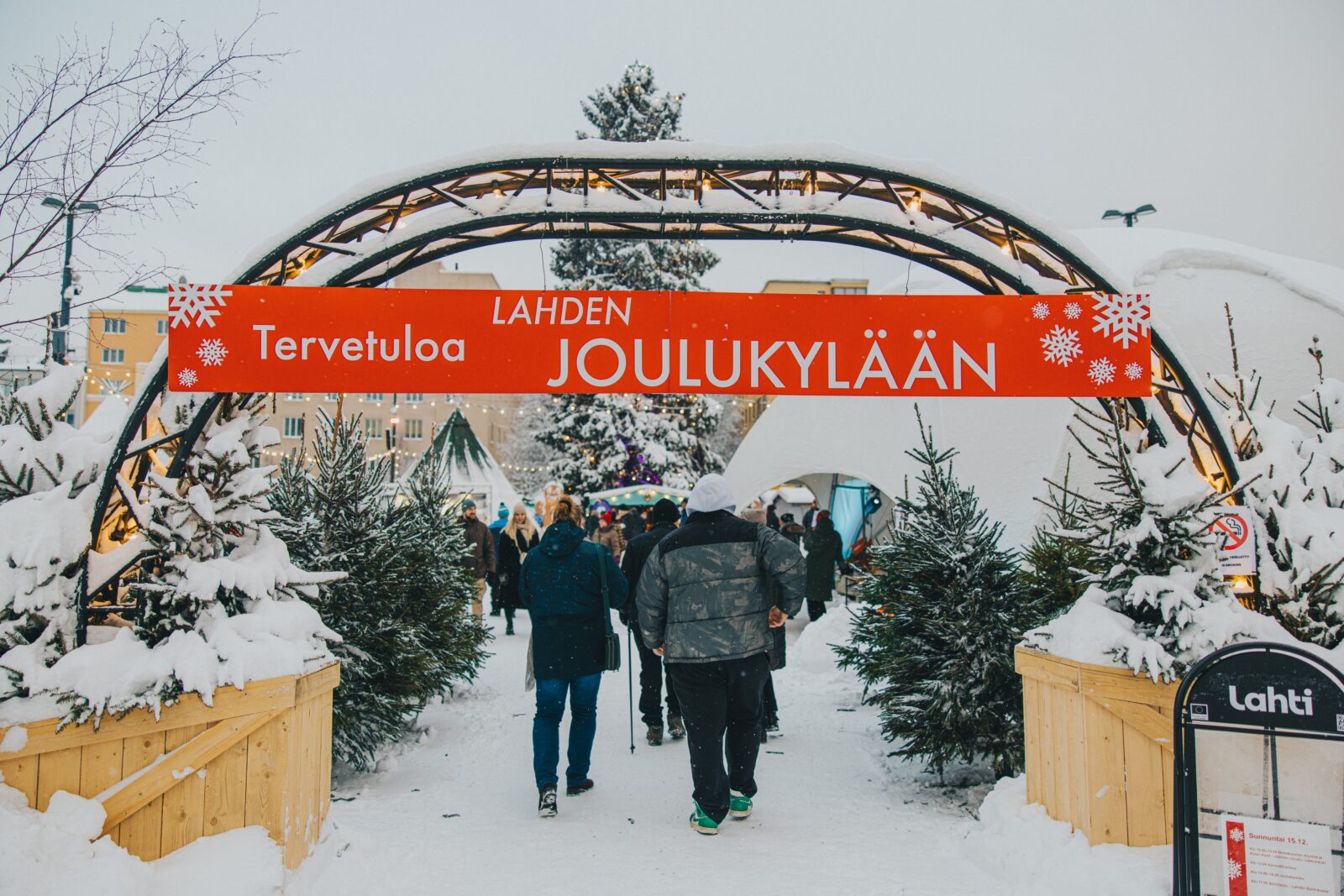 Lahden Joulukylä jälleen lumoaa kävijät